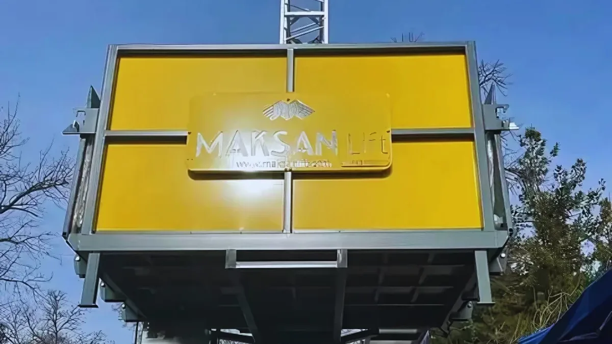 MAKSAN yük platform asansörü